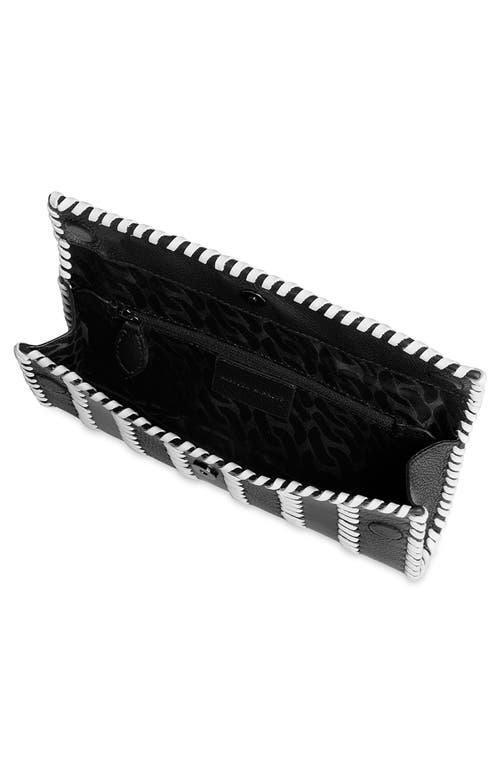Rebecca Minkoff Whipstitch Patchwork Leather Clutch