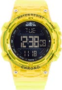 INVICTA Racing Silicone Strap Watch, 52mm