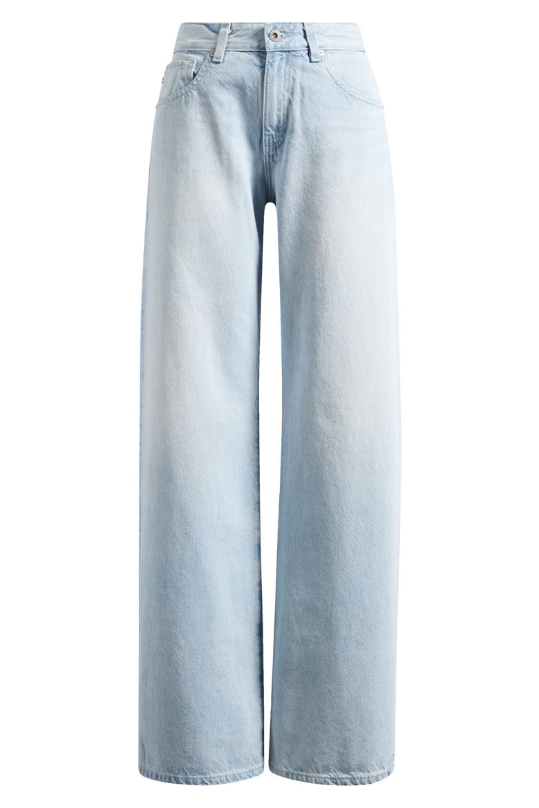 Adria Low Rise Wide Leg Jeans, Alternate, color, SUNFADED