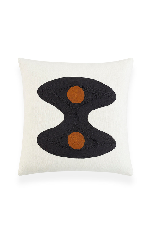 Jonathan Adler Toklas Pillow In White