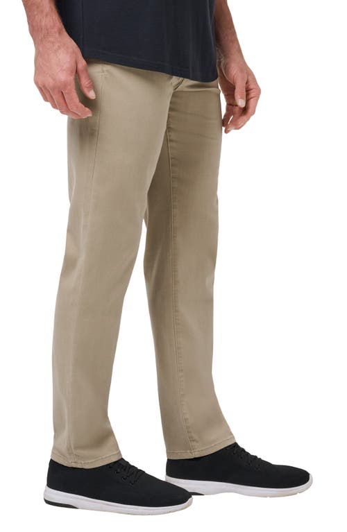 Travismathew Legacy Featherweight Straight Leg Jeans In Brown