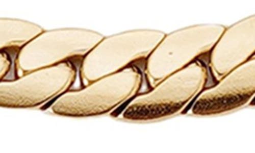 Adornia 18k Gold Plated Stainless Steel Curb Chain Necklace In Gold