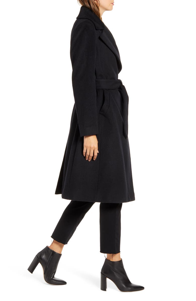 Rachel Parcell Wool Blend Wrap Coat, Alternate, color, 