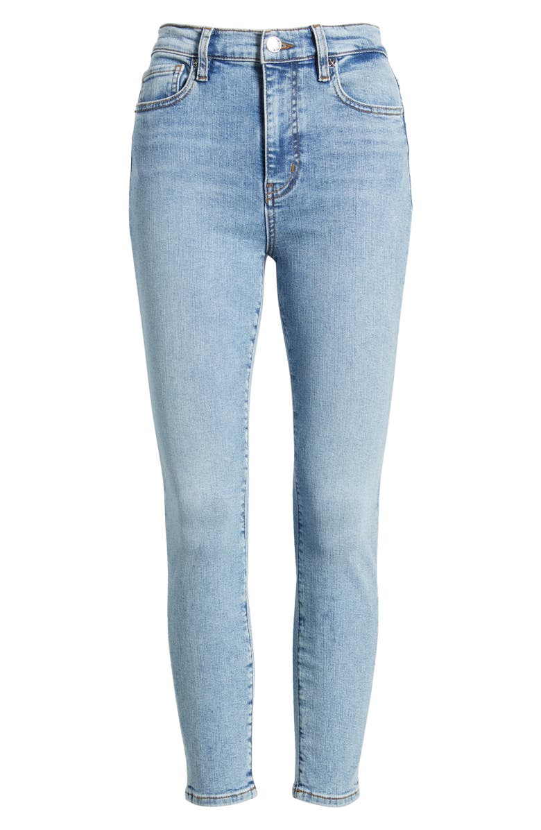 FRAME Le High Crop Skinny Jeans, Alternate, color, Lark