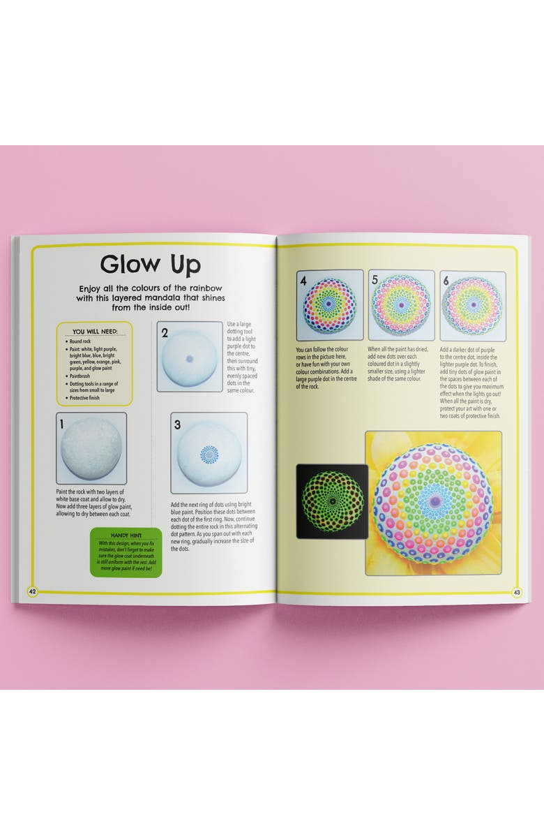 Craft Maker Neon DIY Rock Painting Kit, Alternate, color, Multicolored