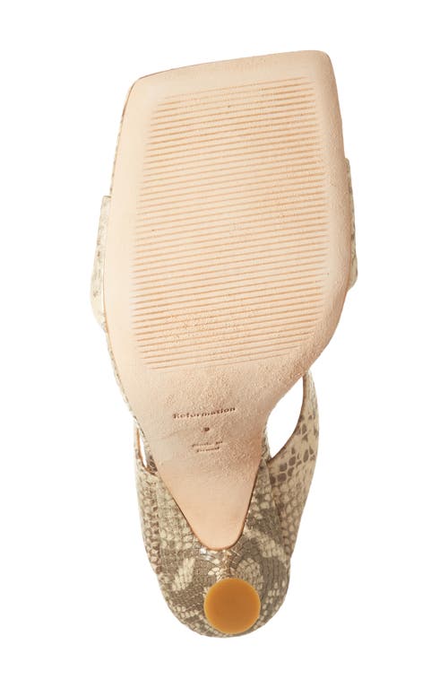Reformation Aubree Cutout Sandal
