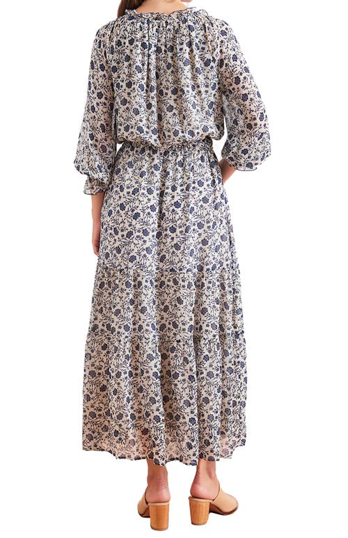 Paneros Clothing Tiered Esme Dress In Blue
