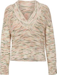 Veronica Beard Anola Space Dye Cotton Sweater