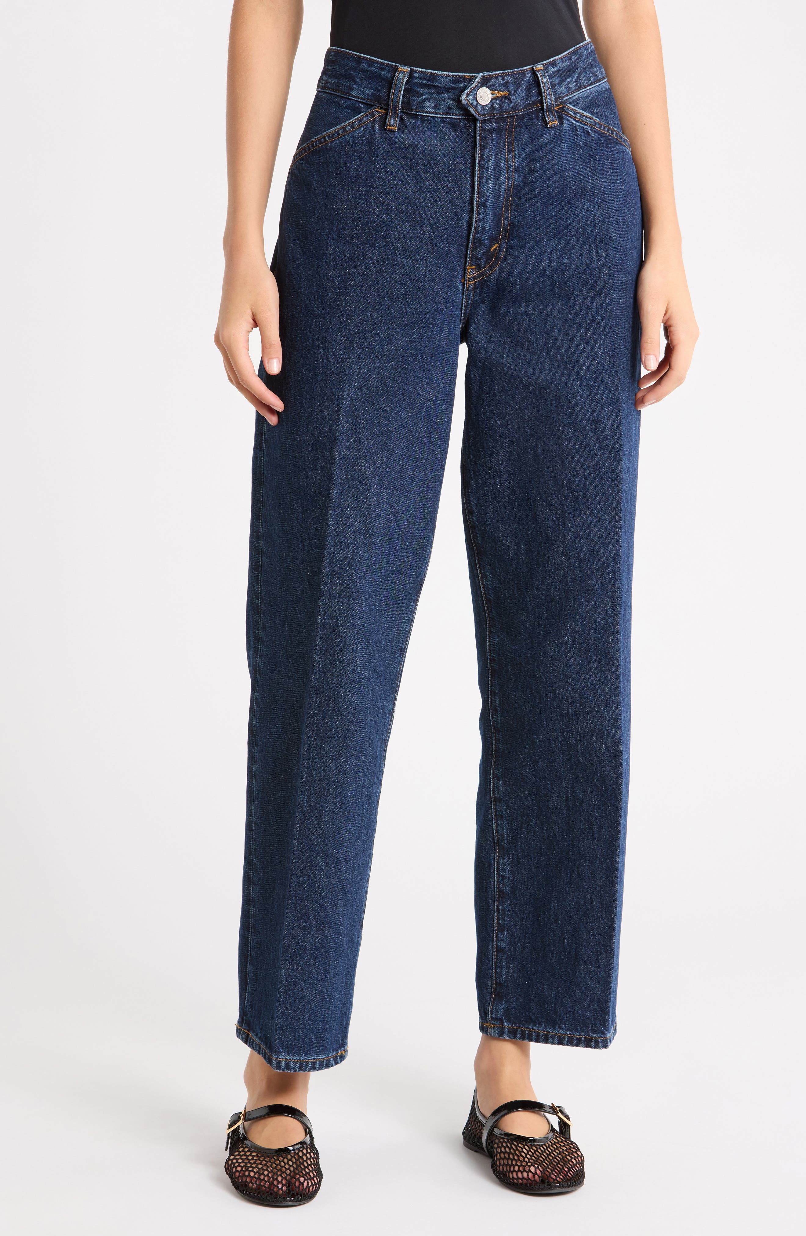 The Westley High Waist Ankle Straight Leg Jeans