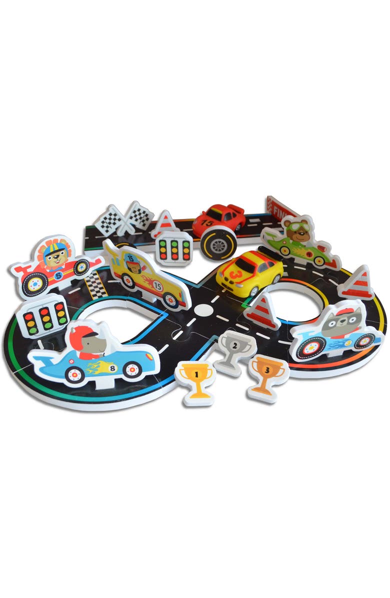 Buddy & Barney Bath Time Grand Prix, Build A Floating Racetrack, Kids 3+, Alternate, color, Multicolored