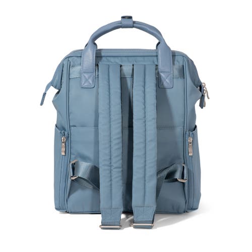 Baggallini Chelsea Laptop Backpack In Cornflower Twill