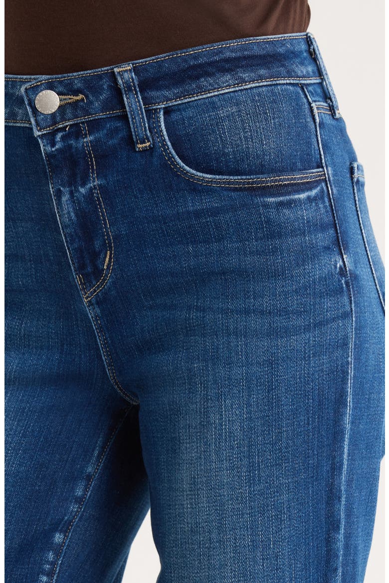 Ruth Raw Hem Straight Leg Jeans, Alternate, color, MARVISTA