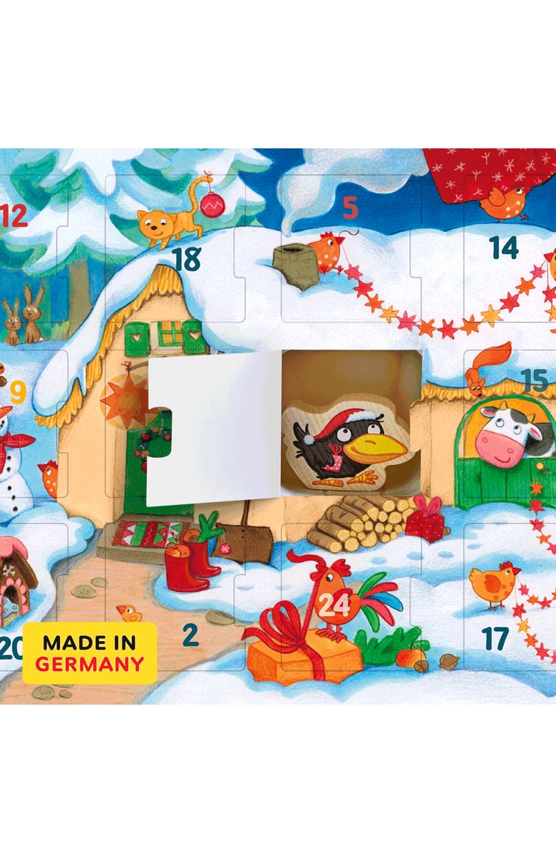 HABA My First Advent Calendar - Farmyard Animals, Alternate, color, Yellow Multi