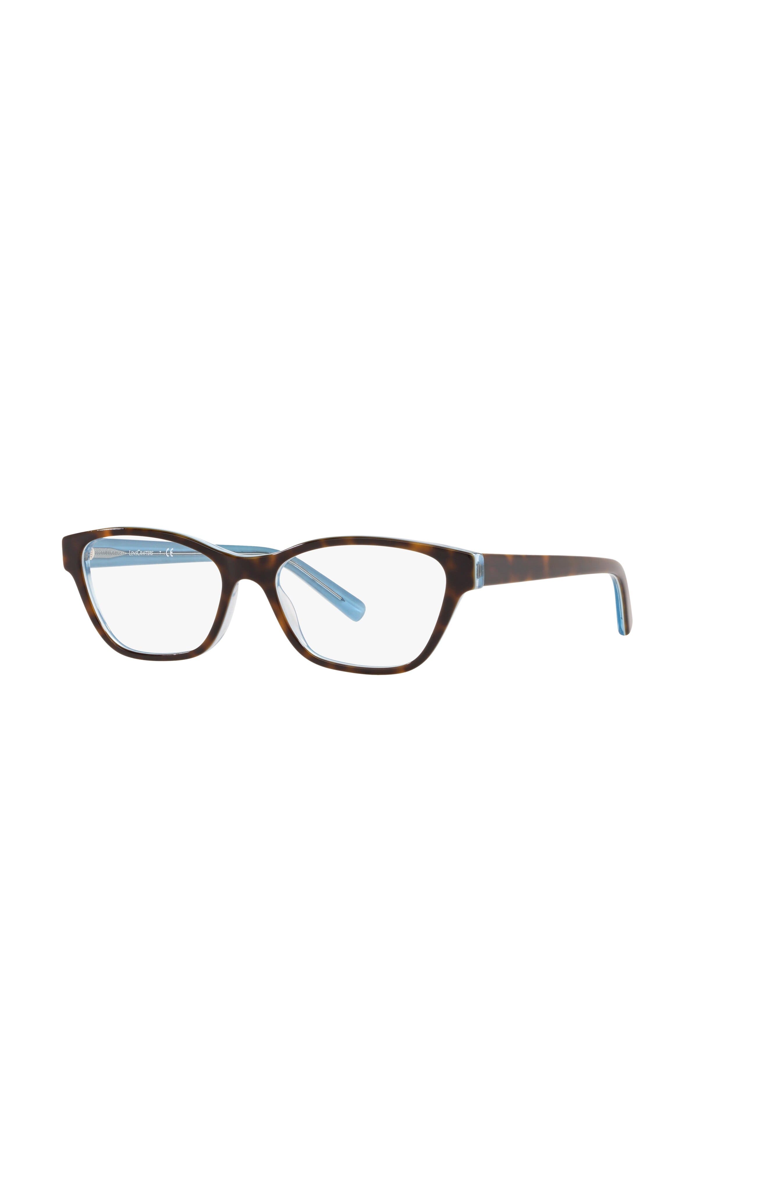 Lenscrafters 52mm Square optical glasses in Tortoise 
