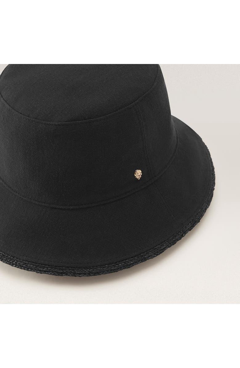 Helen Kaminski Nazar UPF 50+ Cotton & Raffia Bucket Hat, Alternate, color, 
