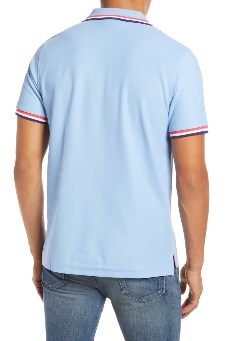 Bower Tipped Short Sleeve Polo, Alternate, color, 442 BELAIR