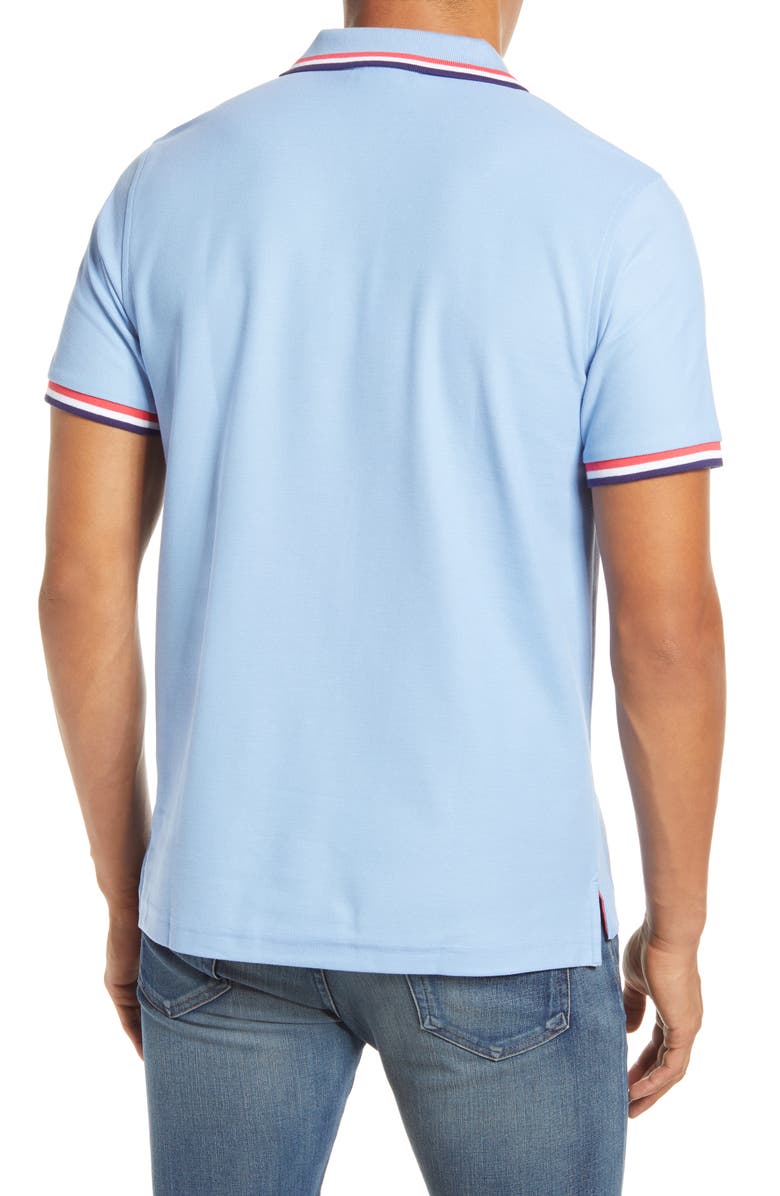 Psycho Bunny Bower Tipped Short Sleeve Polo, Alternate, color, 