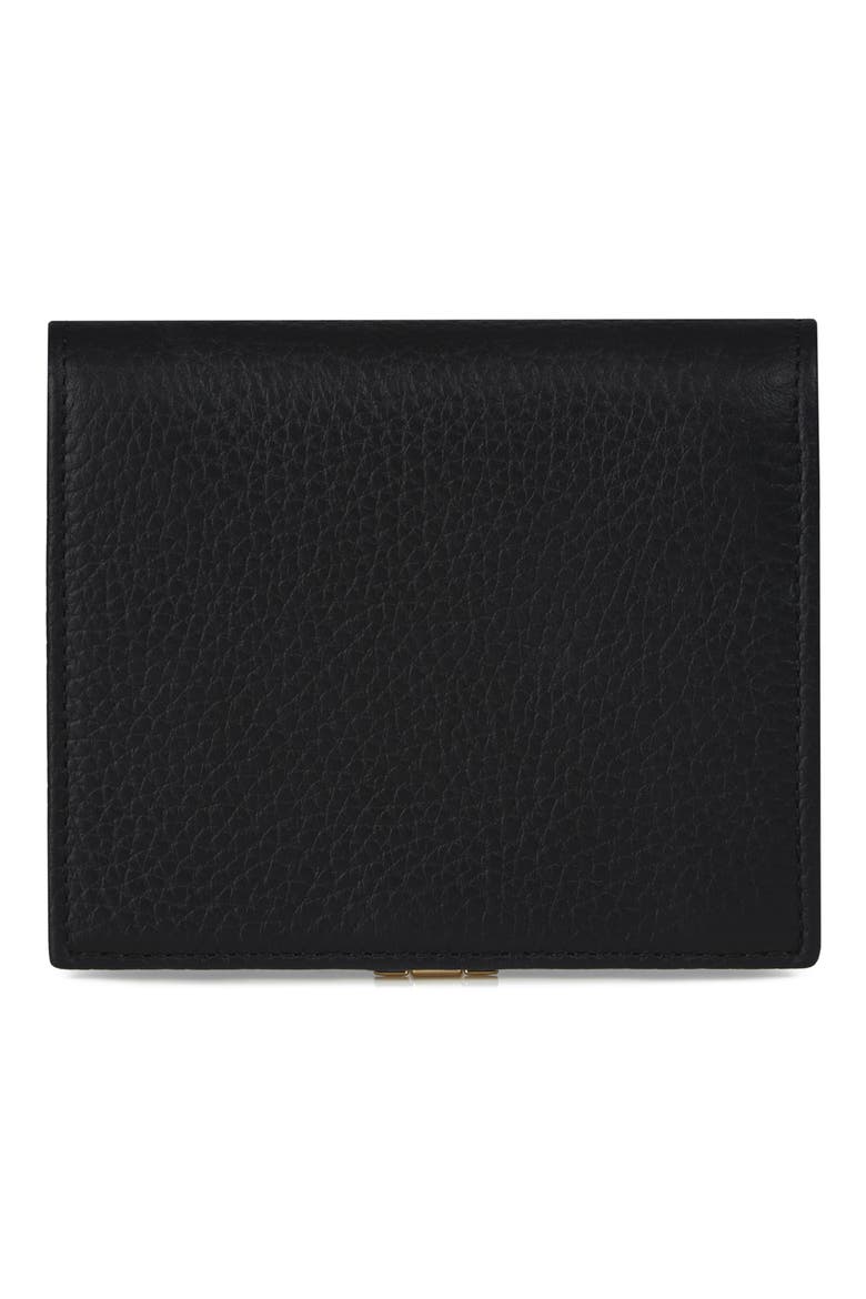 Crescent Leather Bifold Wallet, Alternate, color, BLACK