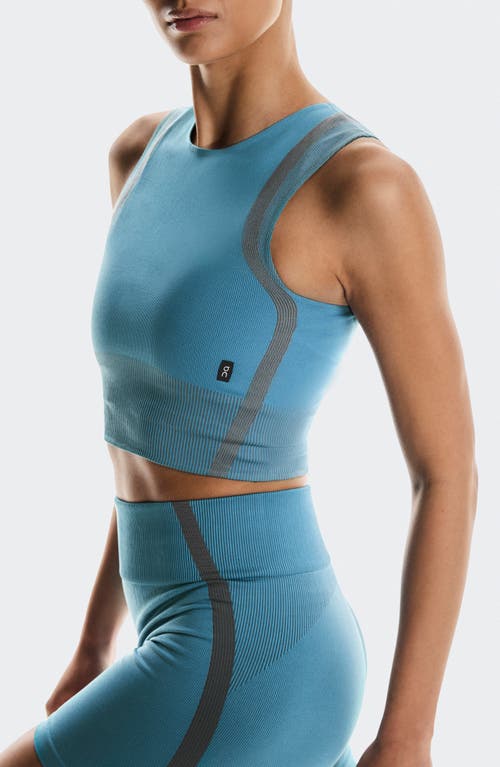 On Studio Crop Tank In Blue