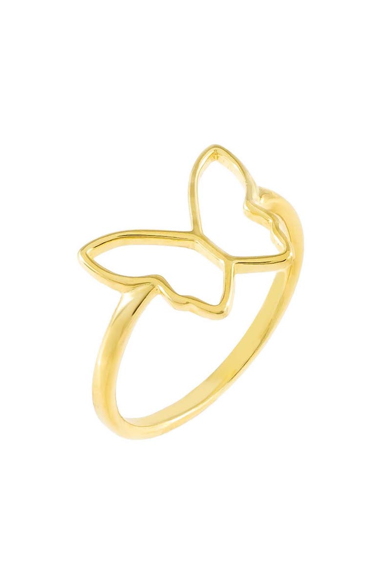 BY ADINA EDEN Adina's Jewels Open Butterfly Ring, Main, color, 