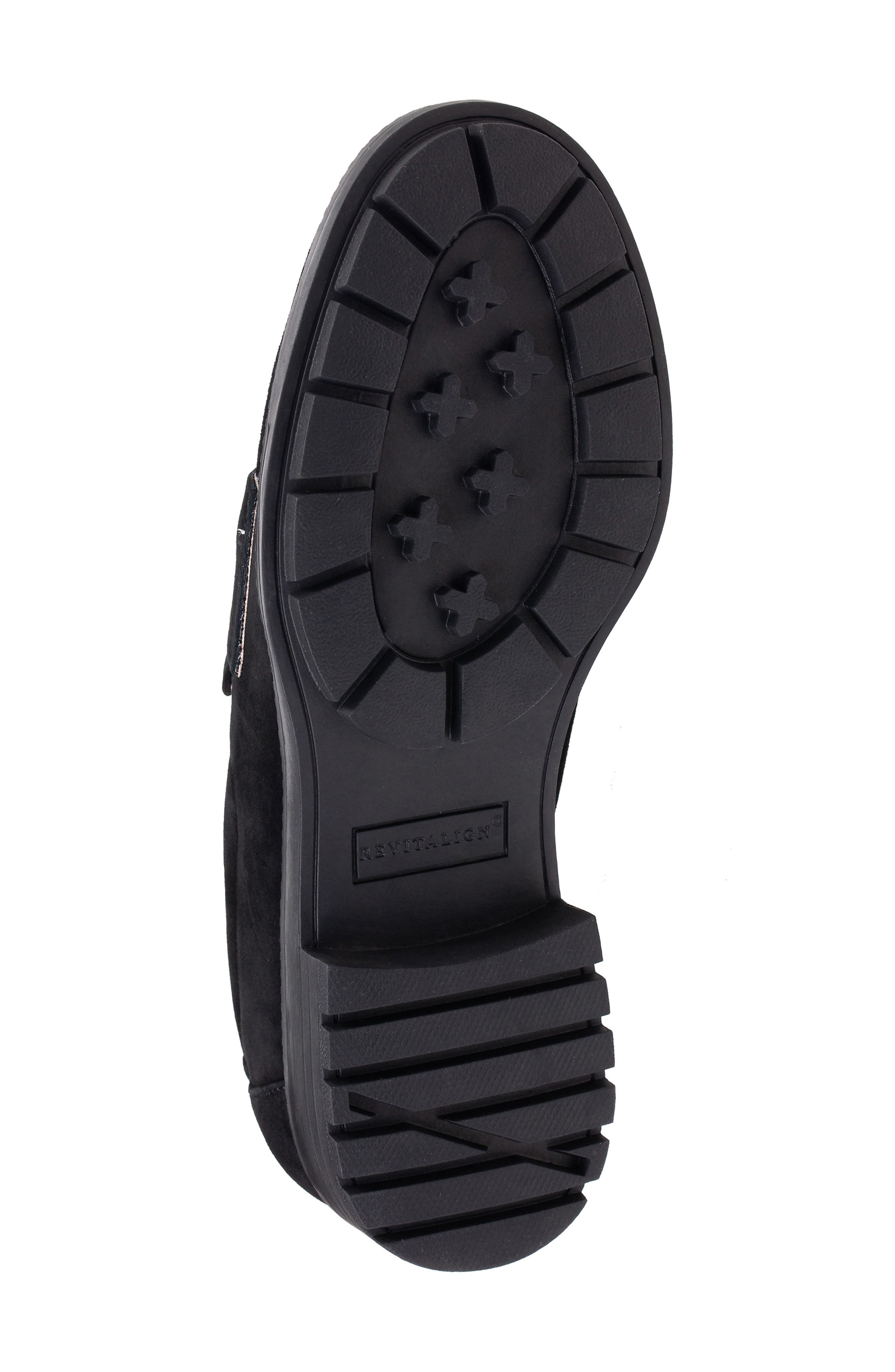 Revitalign Laurel Penny Loafer, Alternate, color, Black