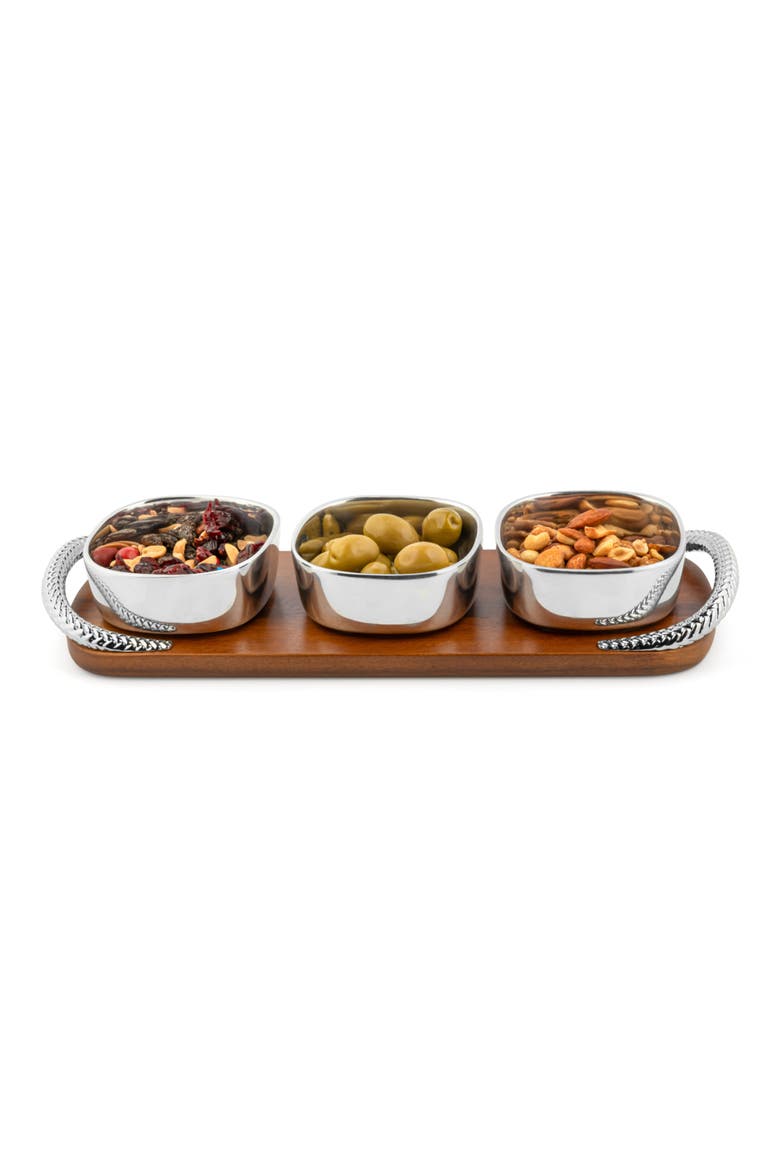 Condiment Trio Set, Alternate, color, BROWN