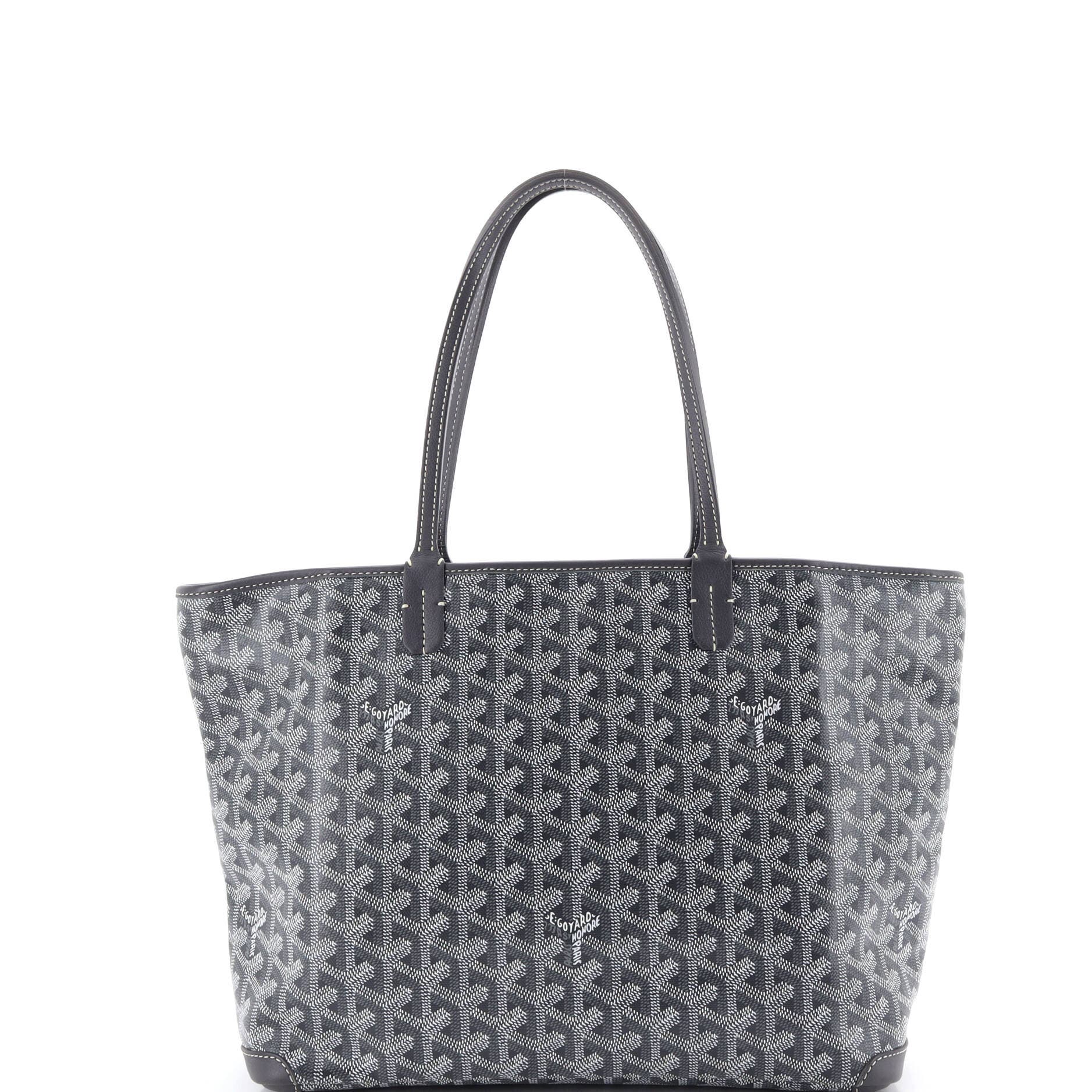 Pre-Owned Goyard Artois Tote Coated Canvas PM, Alternate, color, Gray