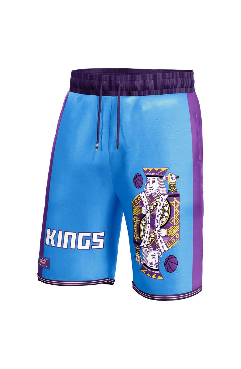 NBA X KIDSUPER Unisex NBA & KidSuper Studios by Fanatics Blue Sacramento Kings Hometown Shorts, Alternate, color, Blue