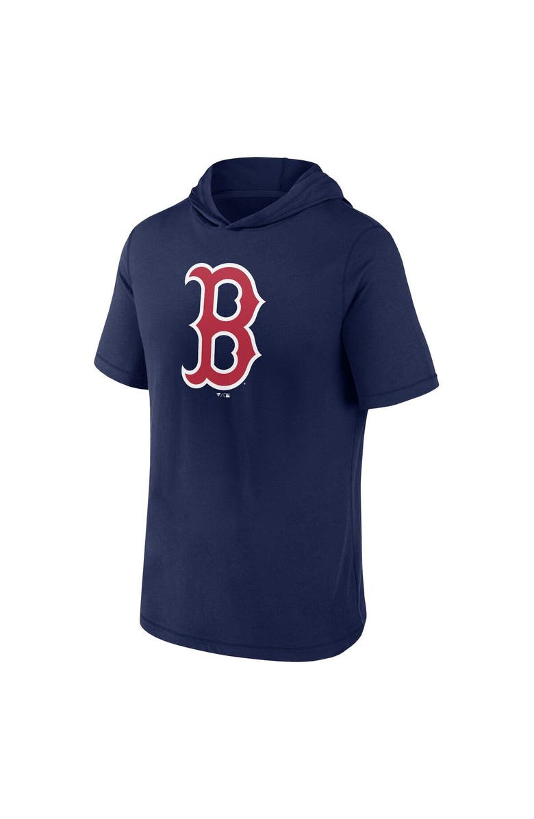 FANATICS Men's Fanatics Branded Navy Boston Red Sox Short Sleeve Hoodie T-Shirt, Alternate, color, Navy