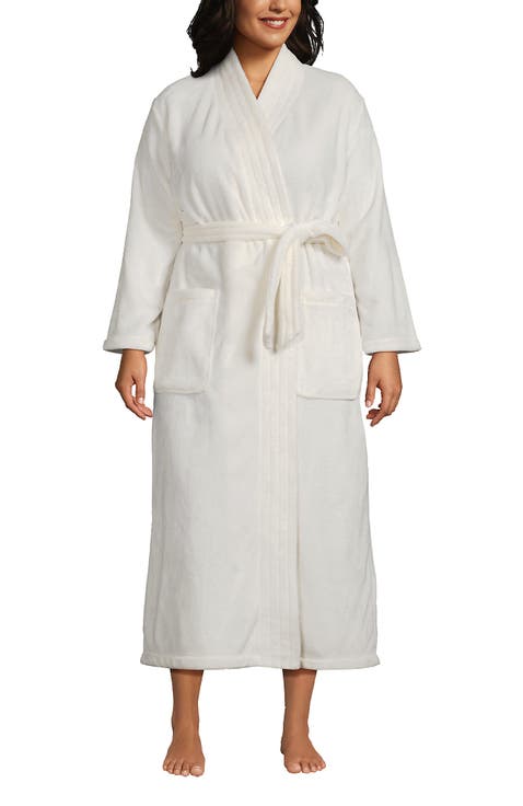 Cozy Plush Long Wrap Robe