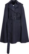 Burberry Bellemont Wool Cape