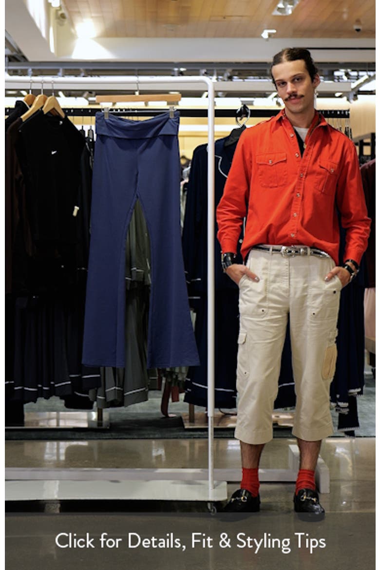 Aiyana Foldover Waistband Flare Pants video