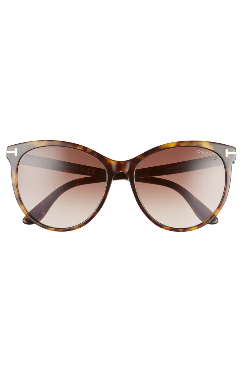 TOM FORD Maxim 59mm Gradient Cat Eye Sunglasses | Nordstrom