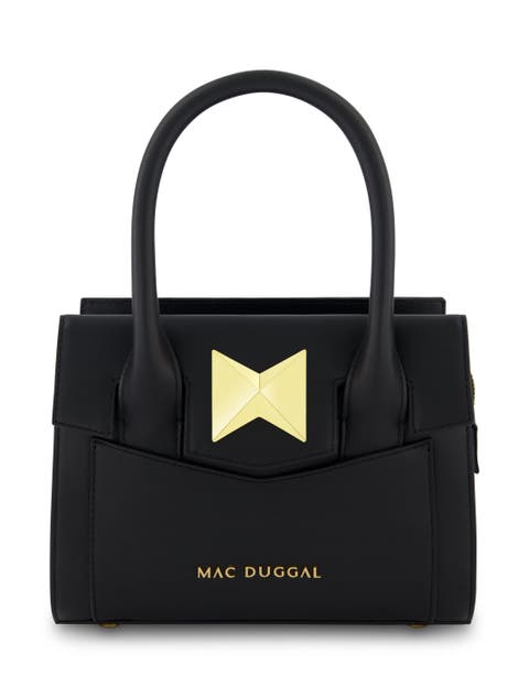 Gold Plated Hardware Small Leather Tote Bag