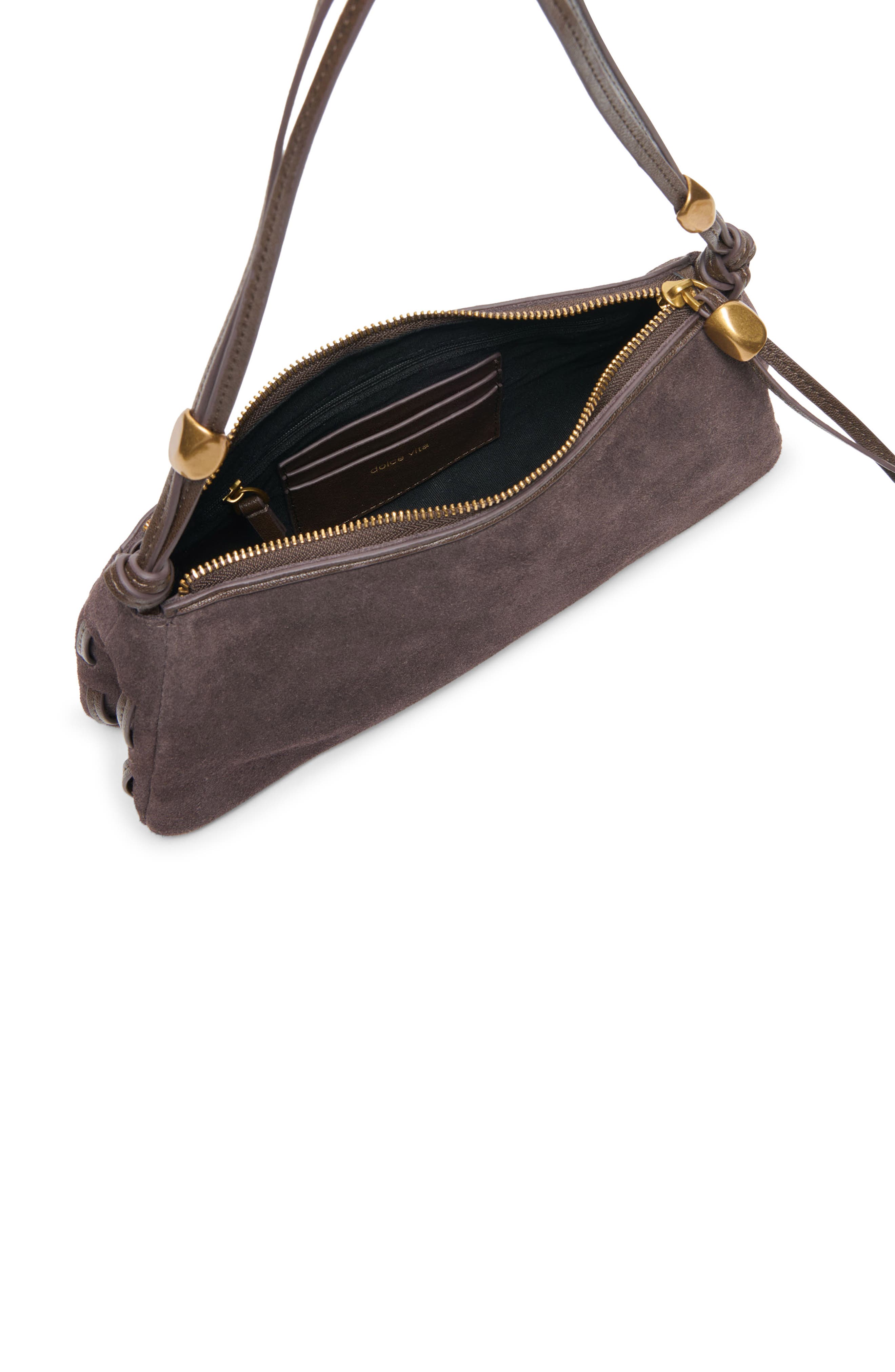 Solara-S Leather Shoulder Bag, Alternate, color, CHOCOLATE