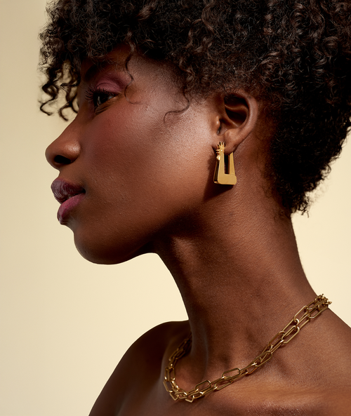 Hey Harper Galo Chicken Earrings In Blue