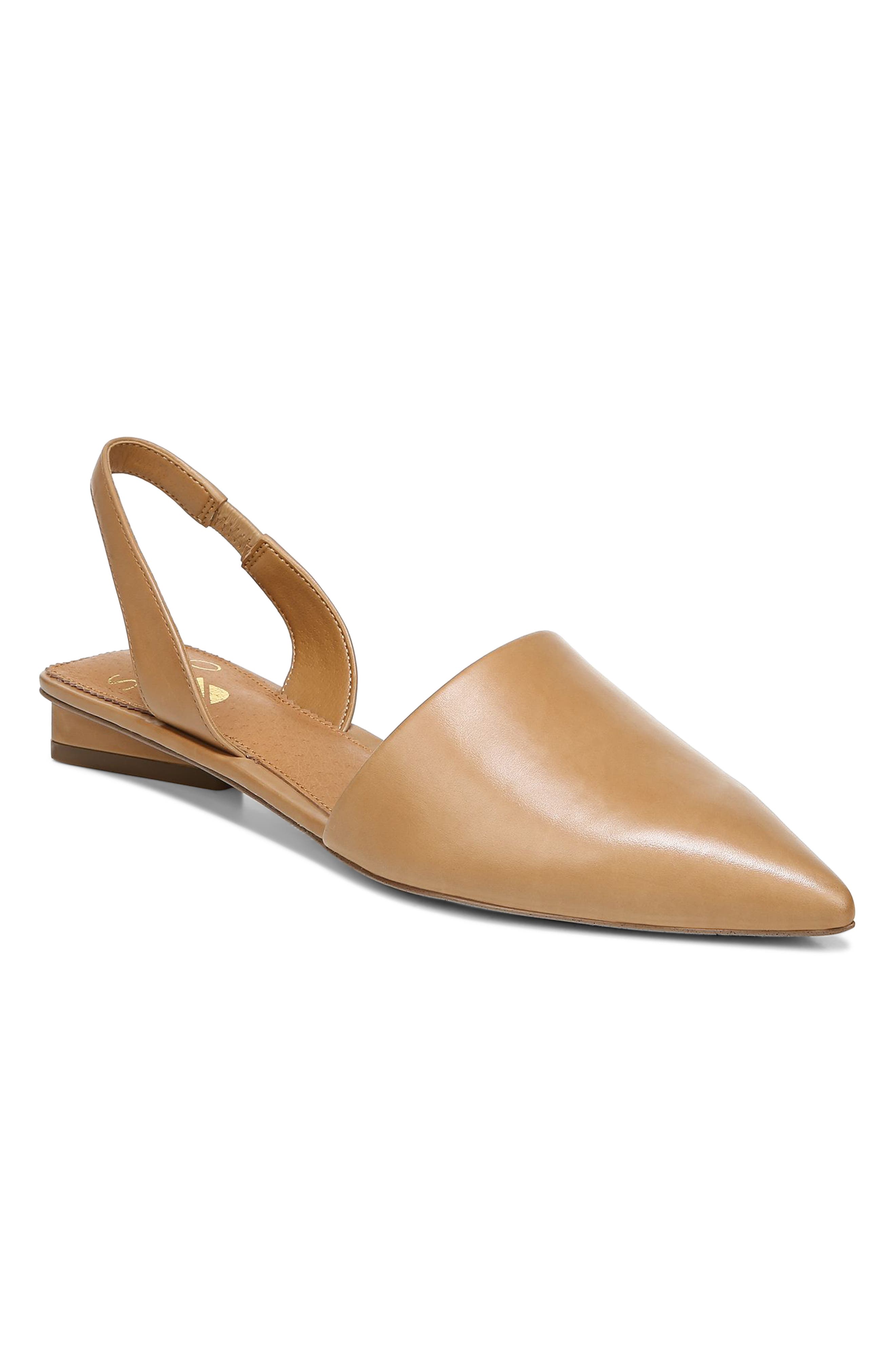 Graydon Slingback Flat, Main, color, TAN