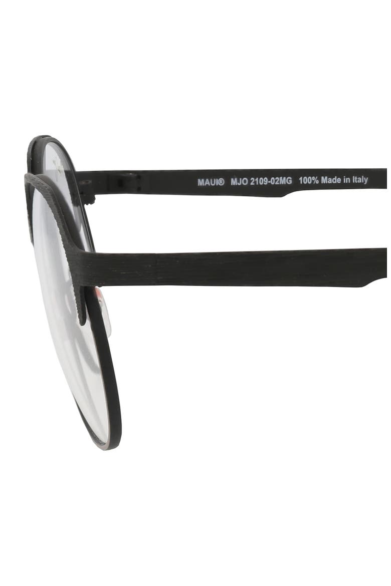 51mm Round Optical Frames, Alternate, color, BLACK BLACK TRANSPARENT