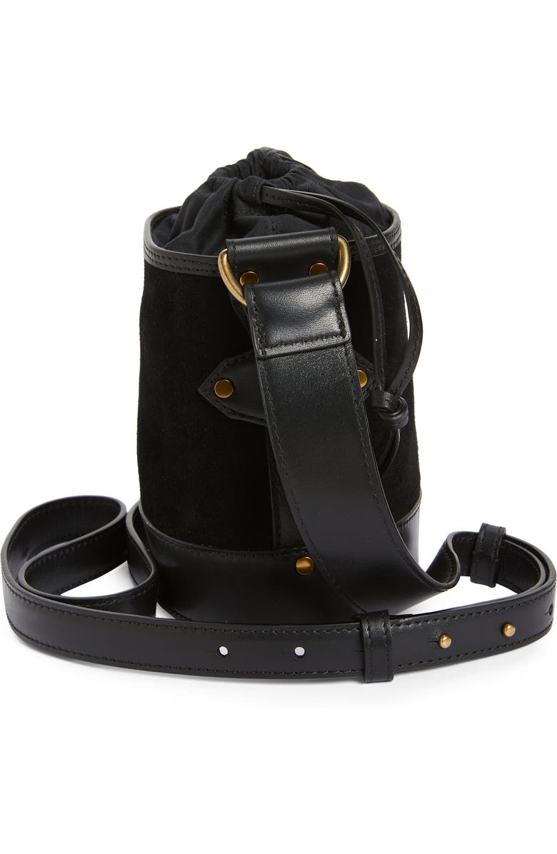 Isabel Marant Small Samara Suede Bucket Bag, Alternate, color,