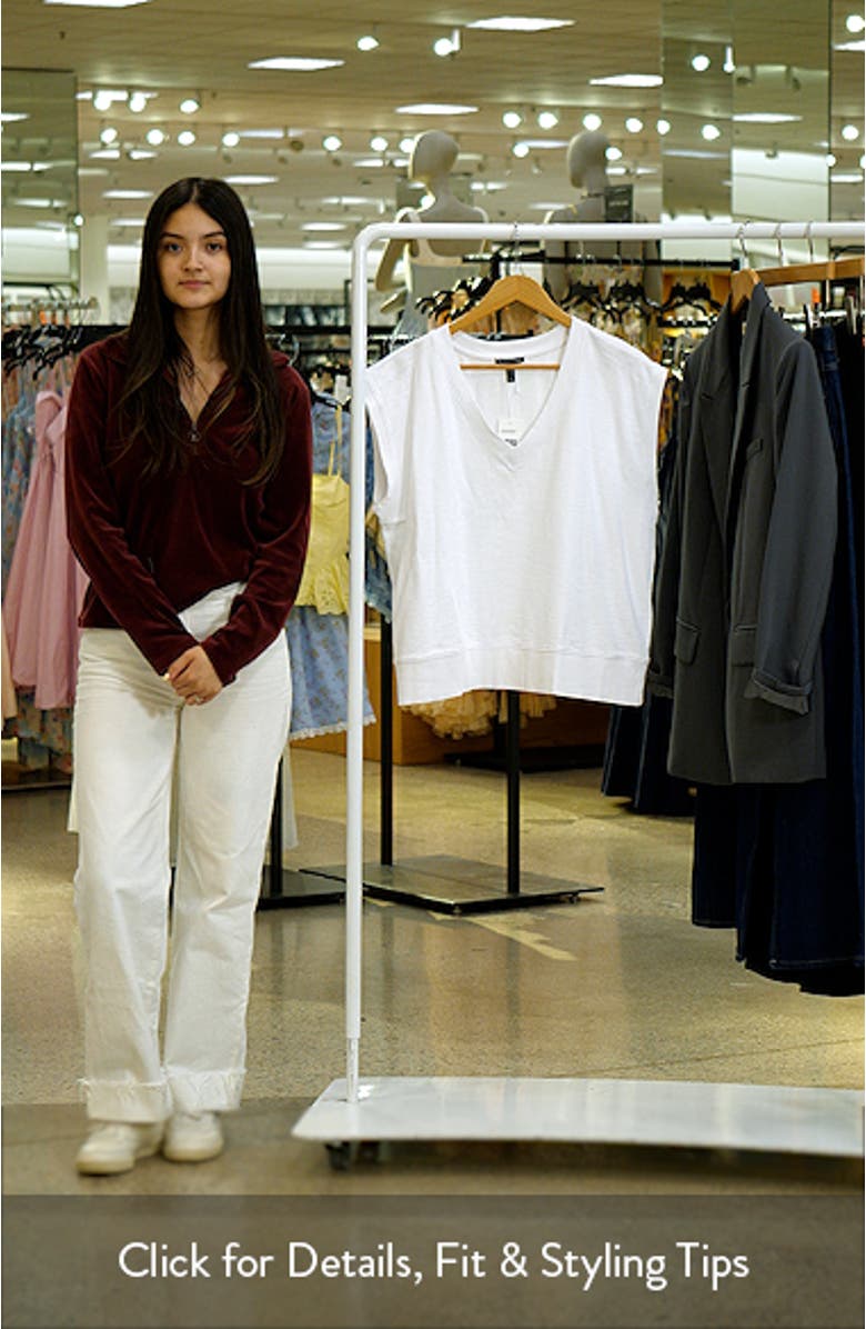 Organic Cotton Sleeveless Top, sales video thumbnail