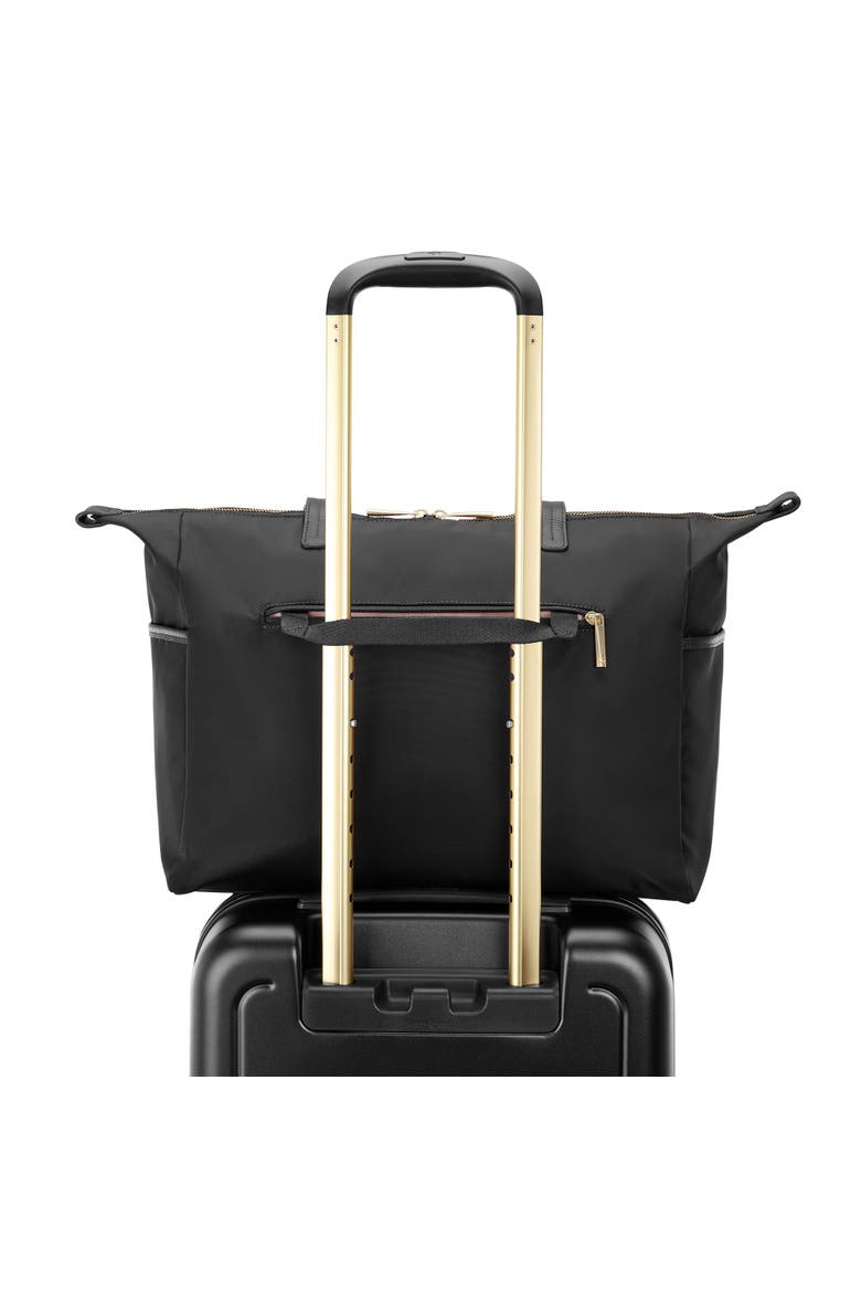 Mobile Solution 2 Tote & 22" Carry On 2 Piece Luggage Set, Alternate, color, Black