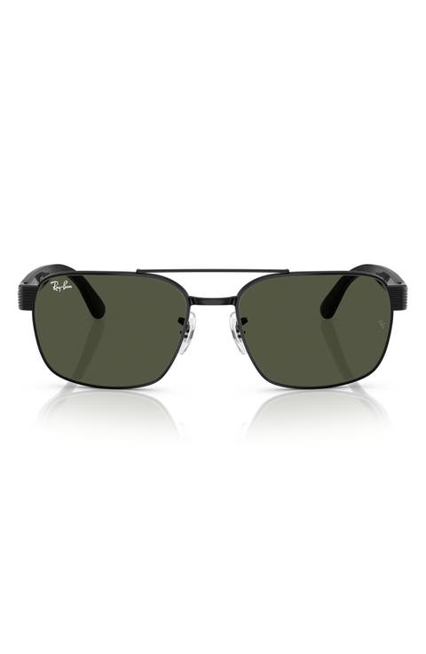 61mm Square Sunglasses