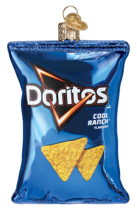 Doritos Cool Ranch Glass Ornament