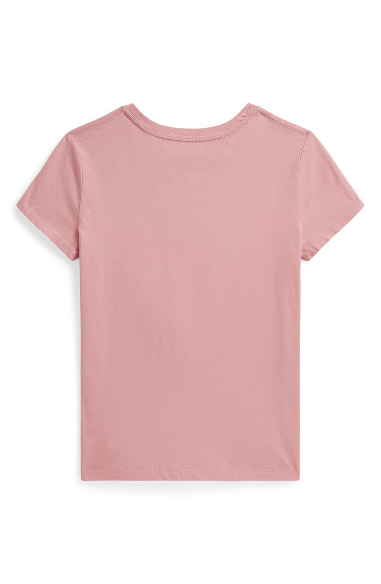 Polo Ralph Lauren Kids' Polo Bear Graphic T-Shirt, Alternate, color, Adirondack Rose