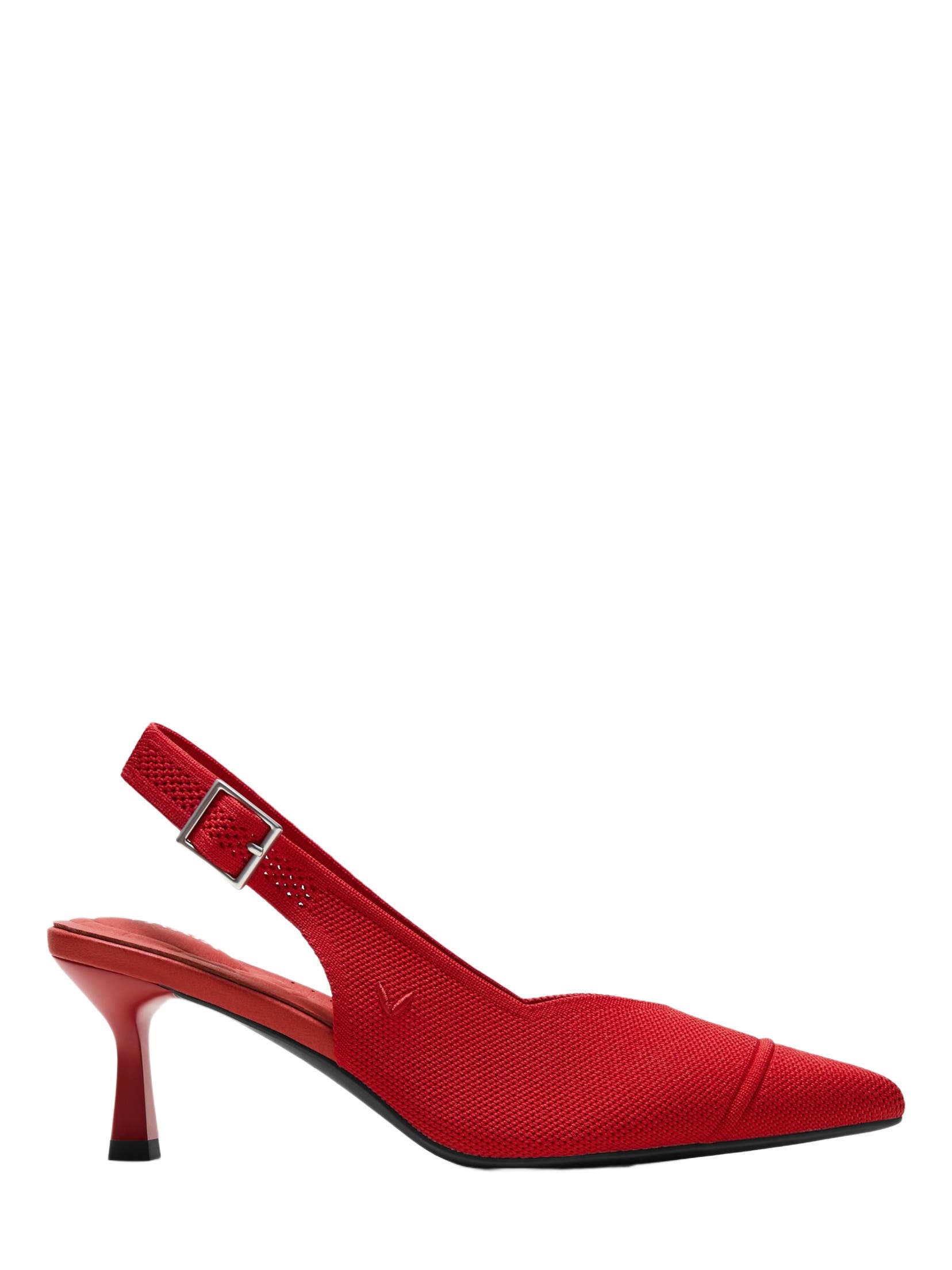 Addison Pointed-Toe Slingback Sandals, Alternate, color, Ruby  Red