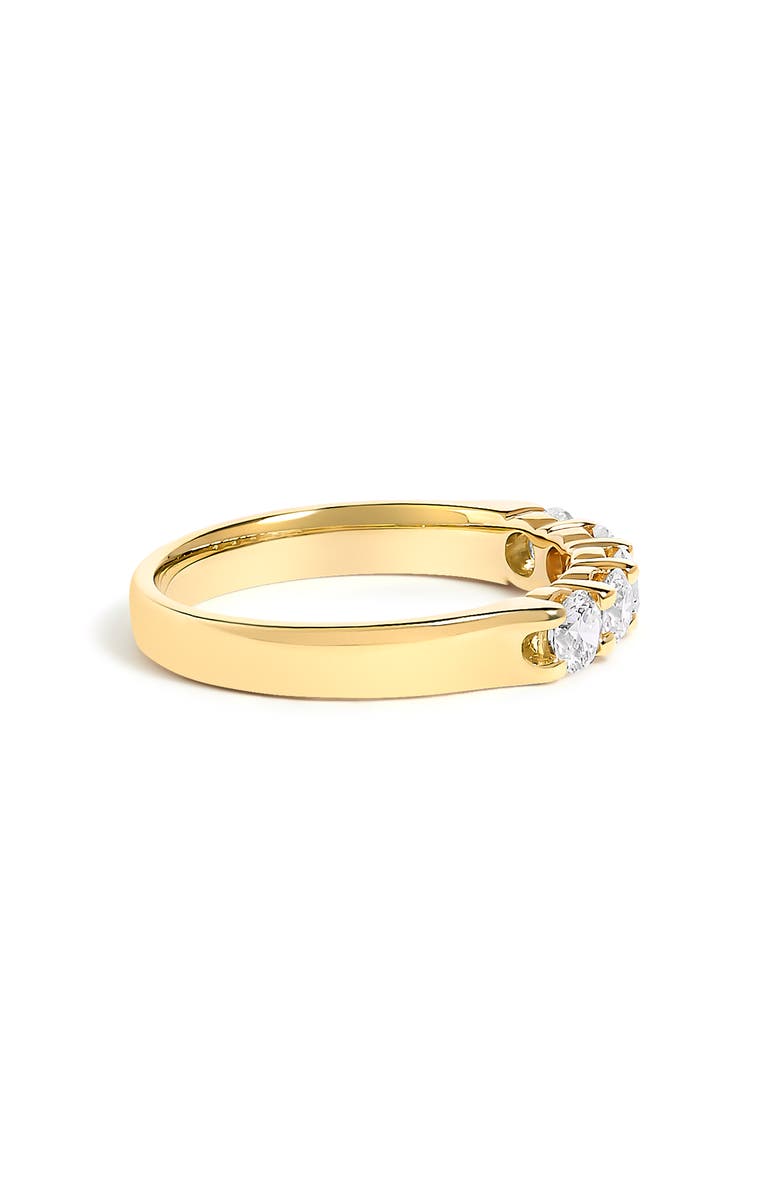 Haus of Brilliance 14K Gold 3/4 Ctw Diamond 5 Stone Band Ring, Alternate, color, Yellow Gold