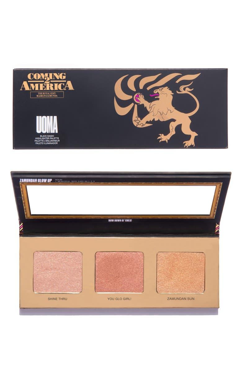 UOMA Beauty Black Magic 'Coming 2 America' Zamundan Glow Up Color Palette, Alternate, color,