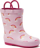 Lands' End Toddlers Pull On Splash Rubber Rain Boots