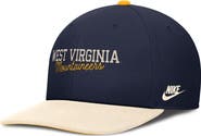 Nike Men's Nike Navy/Cream West Virginia Mountaineers Pro Legacy Script Snapback Hat
