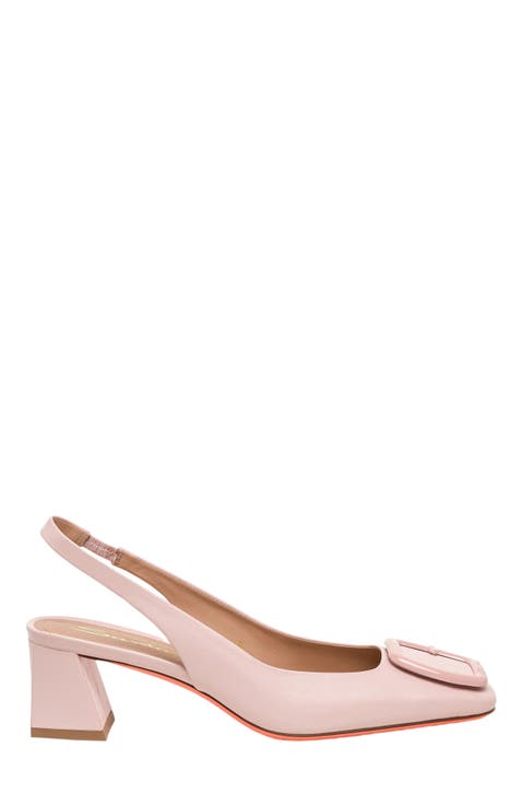 Women's mid-heel slingback